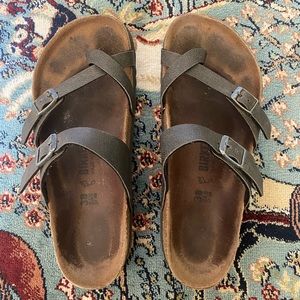 Gray Birkenstocks